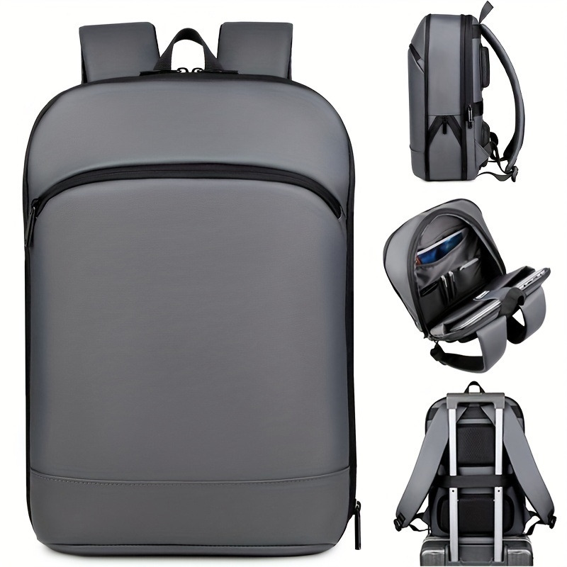One Men's Business Backpack with Luggage Strap, Perfect for Commuting