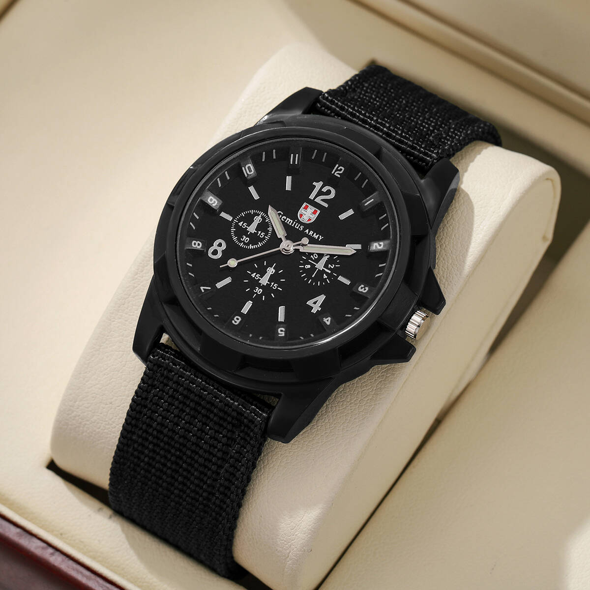 Men Military Sports Quartz Watch Casual Nylon Band, Durable Waterproof, Relogio Masculino for Active Lifestyles