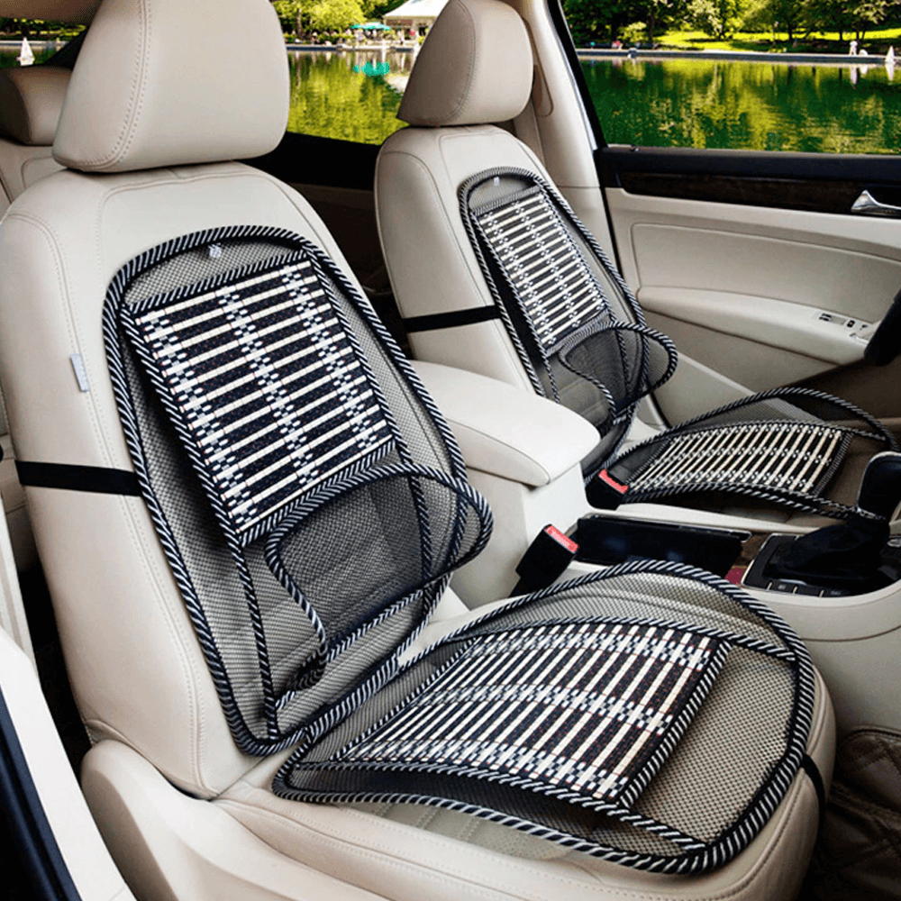 Ergonomic Bamboo Car Seat Pad