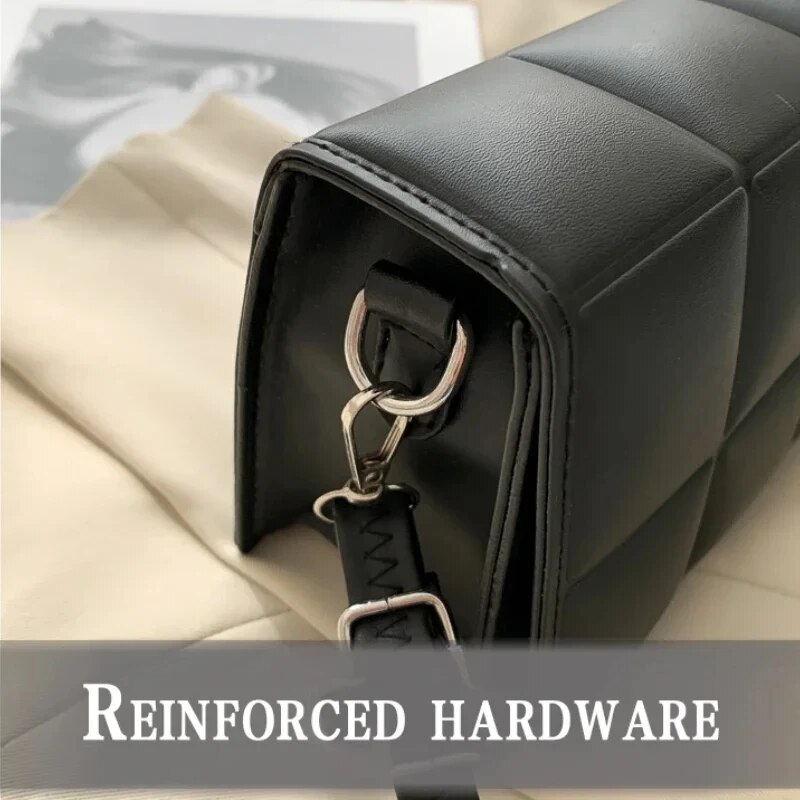 Classic Handle Handbag Women Small PU Leather Crossbody Bag Fashion Designer Shoulder Bag