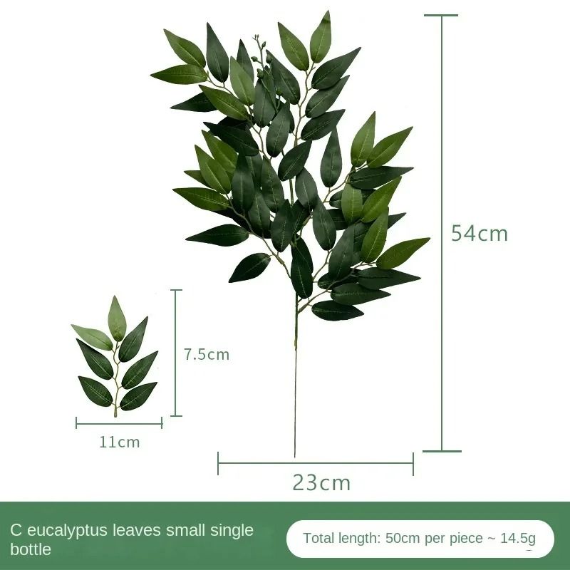 Silver Dollar Artificial Eucalyptus Greenery Stem