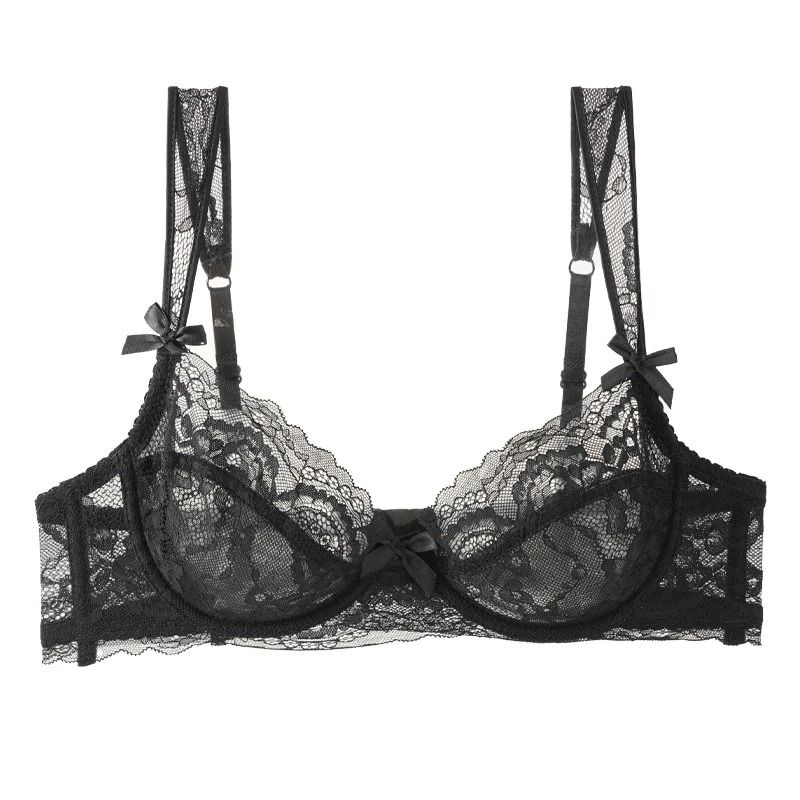 Sexy Ultra-Thin French Lace Push-Up Bra