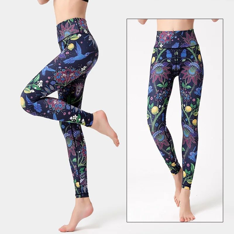 Cloud Hide Women's High-Waist 4-Way Stretch Yoga Leggings – Non-See-Through Fitness & Running Pants
