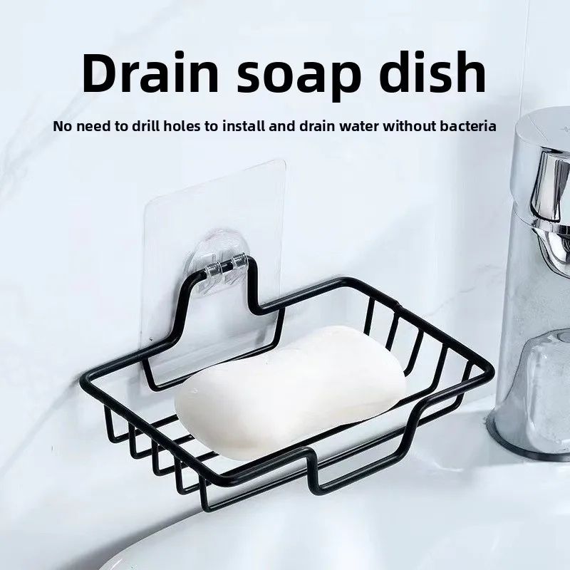 Stainless Steel Wall Mounted Soap Holder Holds 2 Soaps Holiday Gift for Halloween Christmas