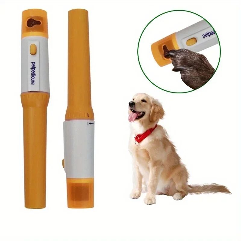 Electric Pet Nail Grinder Dog Nail Trimmer with Interchangeable Heads