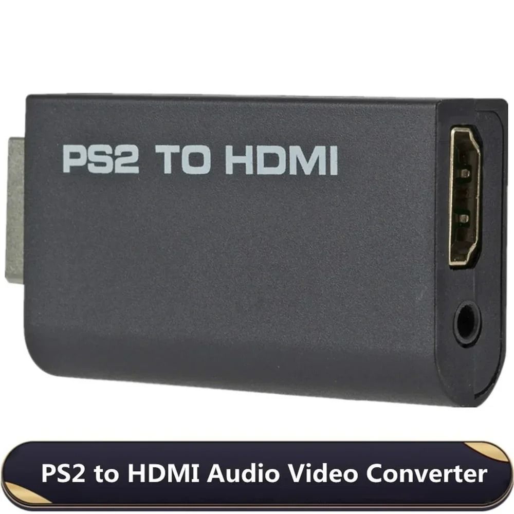 High-Definition PS2 to HDMI-Compatible Audio Video Converter Adapter