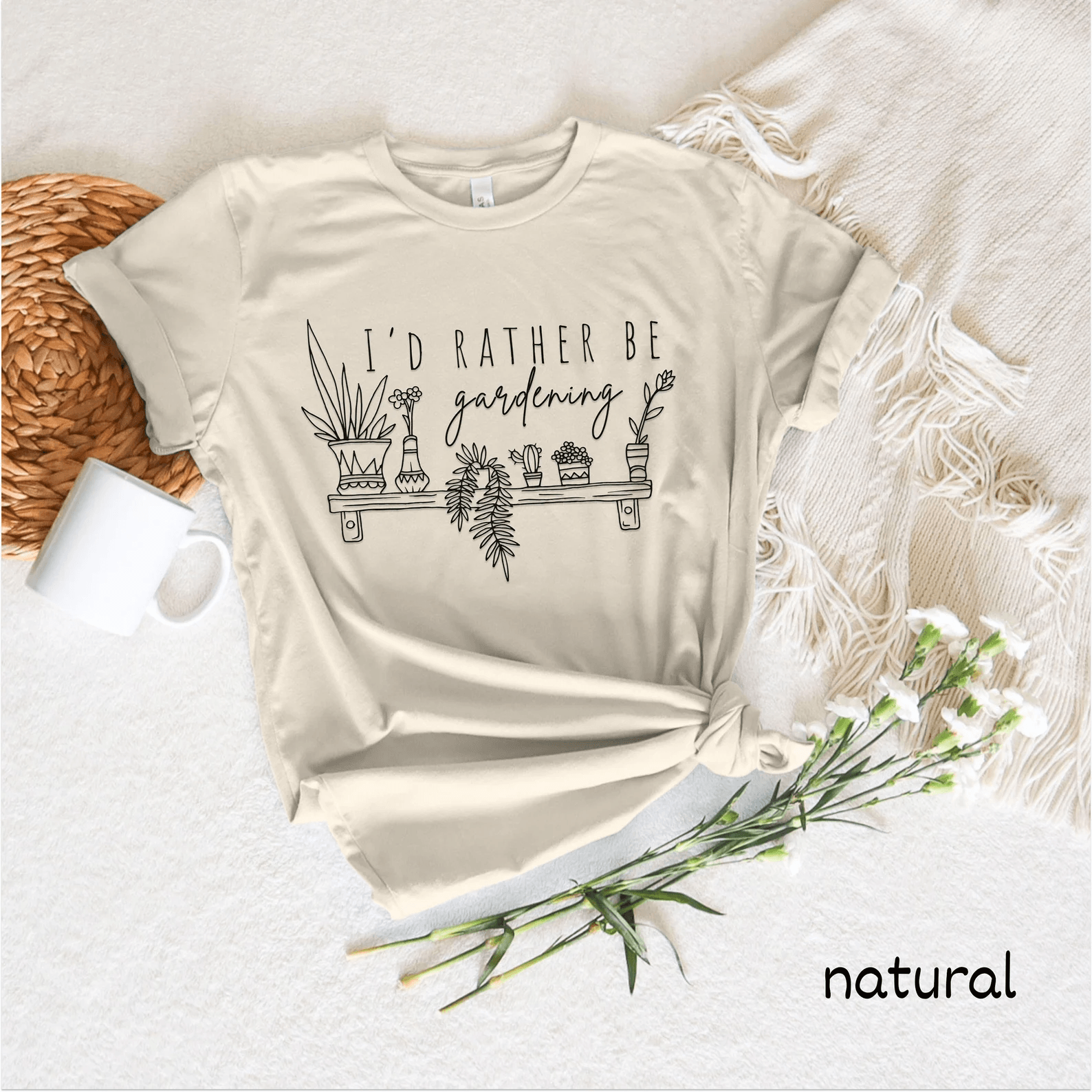 Funny Gardening Shirt Plant Lover Shirt Plant Lady Botanical Tee Gardener Gift