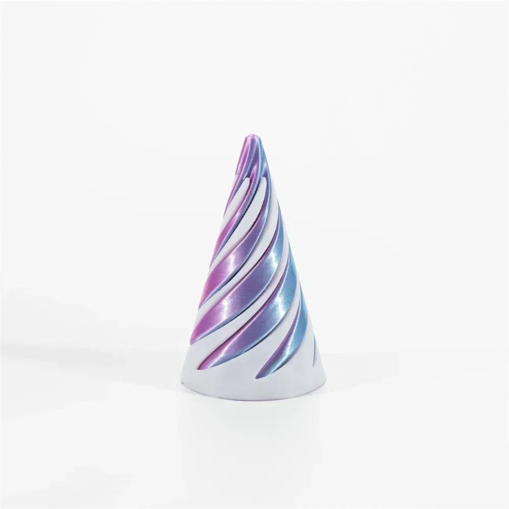 3D Spiral Cone Passthrough Sculpture