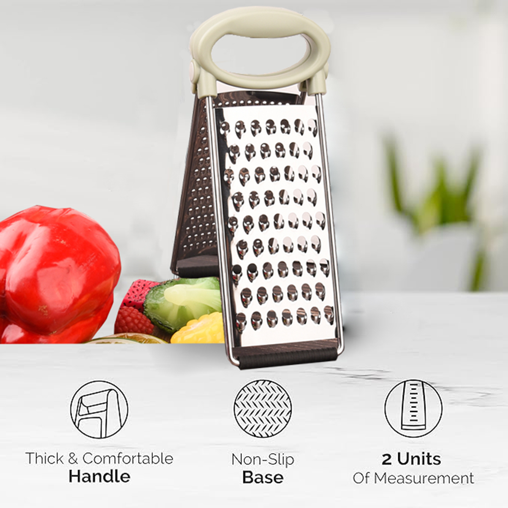 Two Sided Detachable Stainless Steel Potato Shredder & Vegetable Chopper