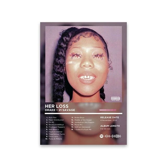 Retro Rap Album Cover Canvas Poster Music Wall Art Print