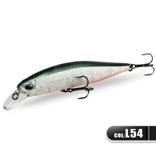 MEREDITH Jerk Minnow 100F Floating Fishing Lure Professional Hard Bait Wobbler 0.8 1.0 m