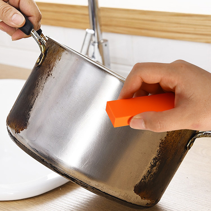 Easy Limescale Eraser Rubber Kitchen Rust Brush Household Toilet Cleaning Tool Bathroom Glass Remover