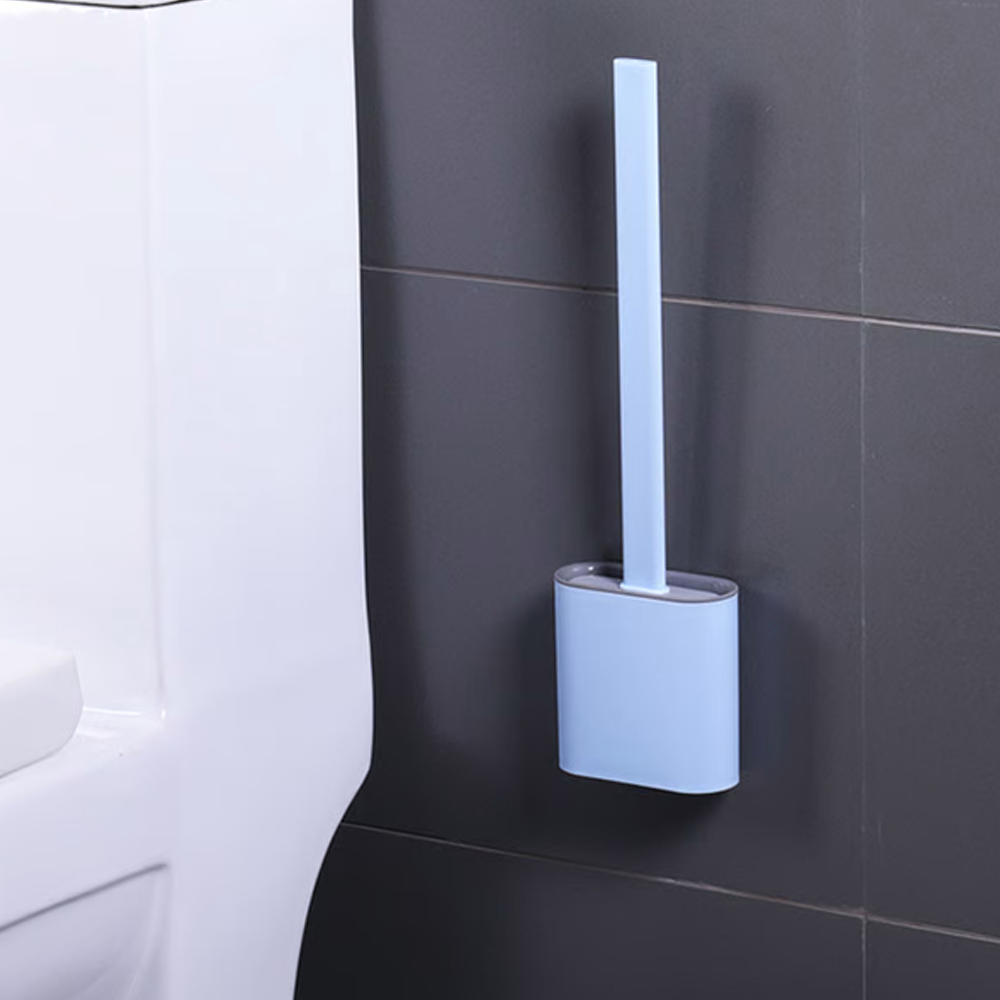 Silicone Toilet Brush & Holder Set