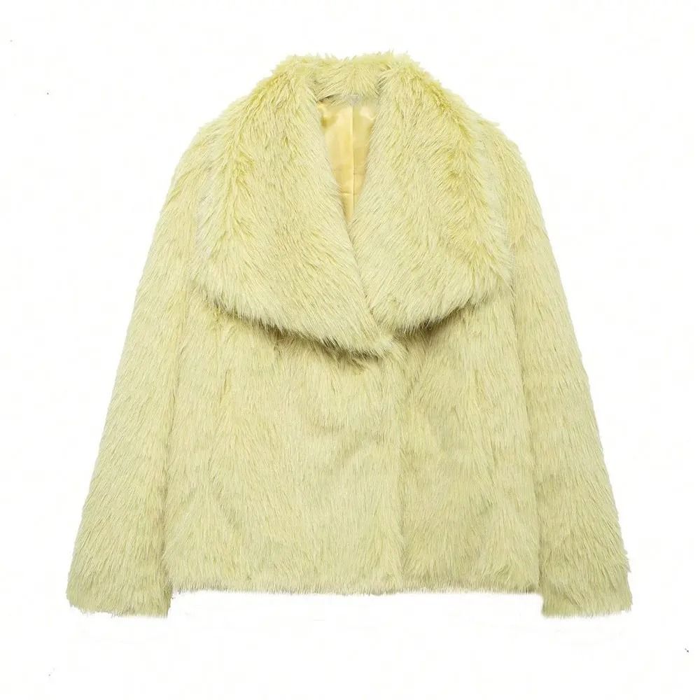 HH Elegant Faux Fur Outerwear System | Premium High-Street Fluffy Lapel Jacket & Thermal Fashion Infrastructure