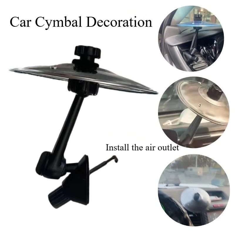 Portable Car Handheld Cymbal Air Vent Decoration with Drum Design