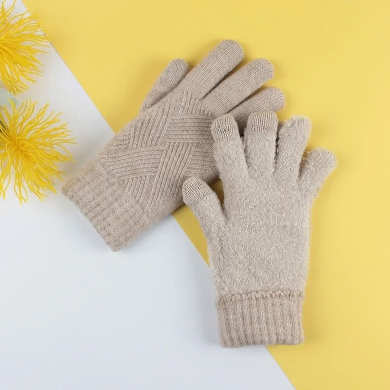 Warm Thermal Touchscreen Gloves Windproof Fleece Lined Winter Cycling Gloves