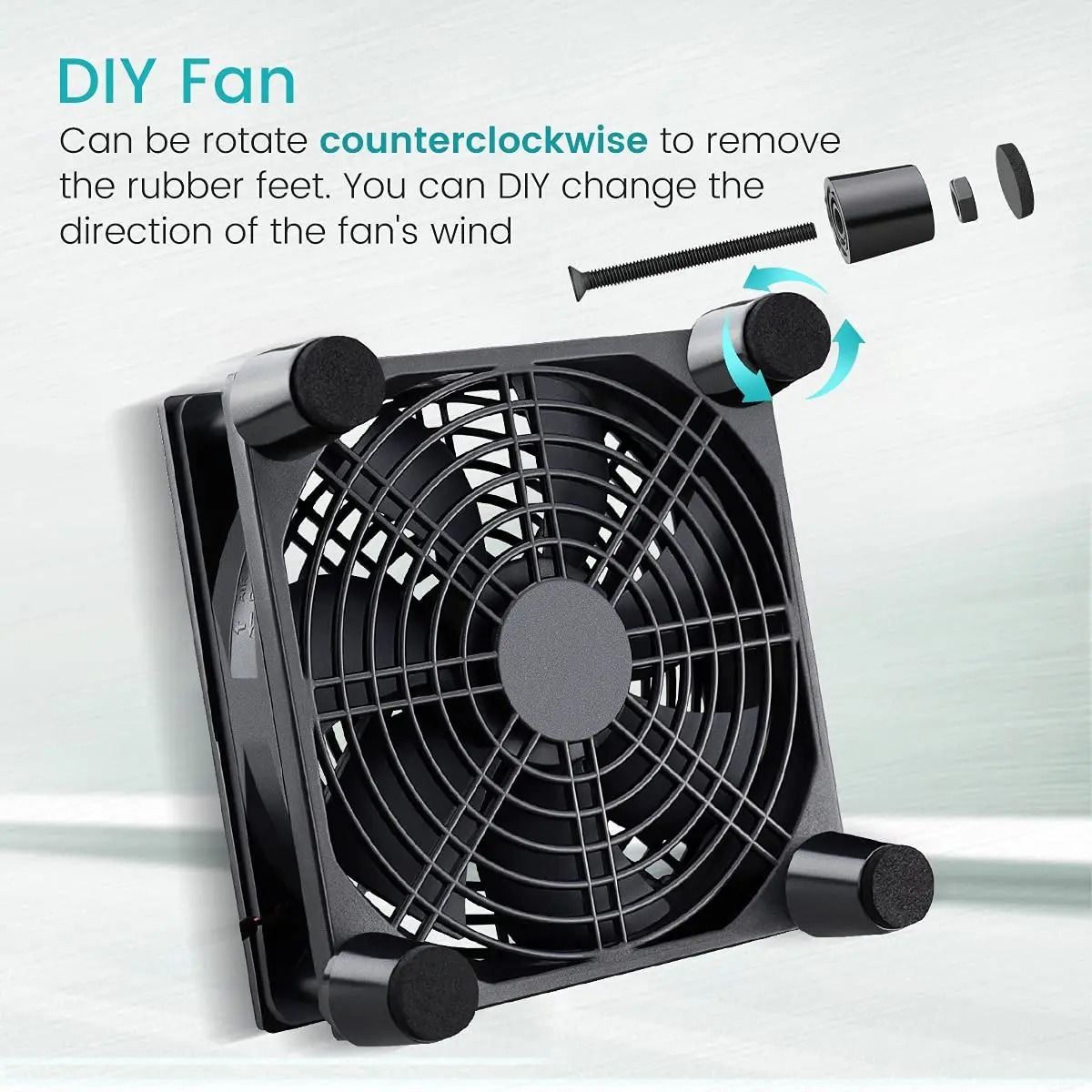 120mm USB Cooling Fan 5V Power Fan for Receiver DVR Router TV Box