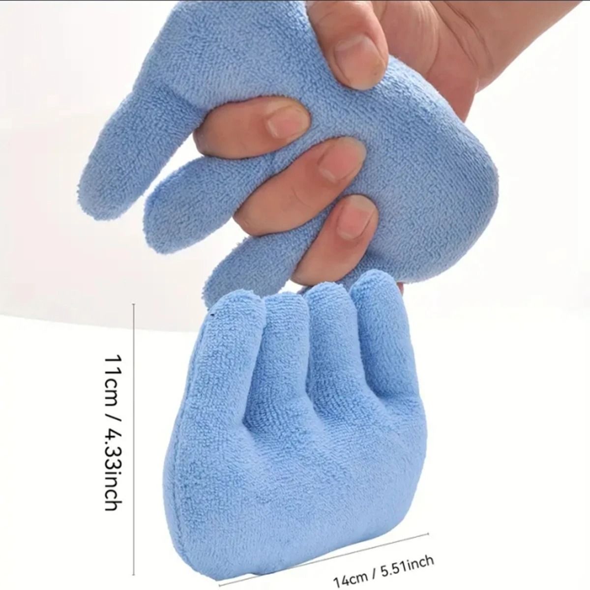 Blue Rehabilitation Hand Grip Cushion and High-Performance Finger Separator System