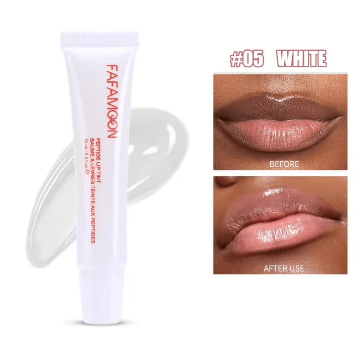 Soft Tube Plumping Lip Oil Gloss – Nude Brown Moisturizing Shine