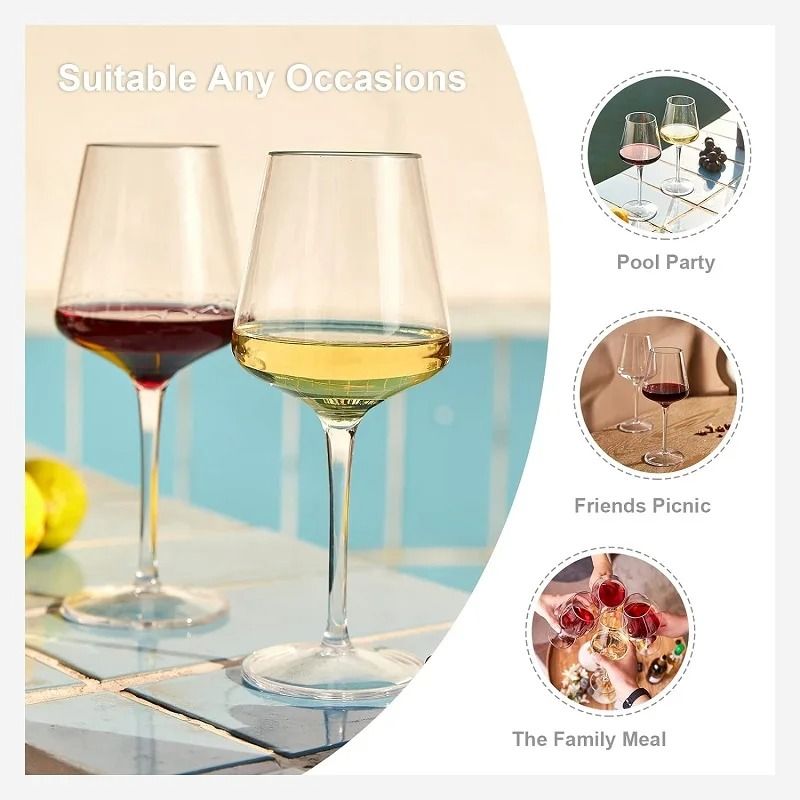 2-Piece Unbreakable Tritan Wine Goblet Set