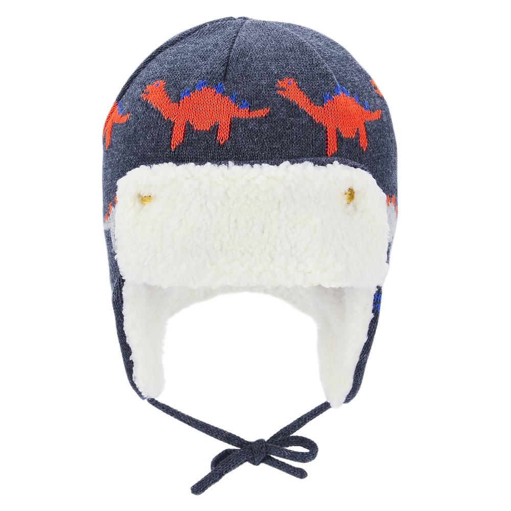 Infant & Toddler Winter Warm Cartoon Animal Baby Hats, Boys Girls Soft Earflap Beanies Pilot Caps