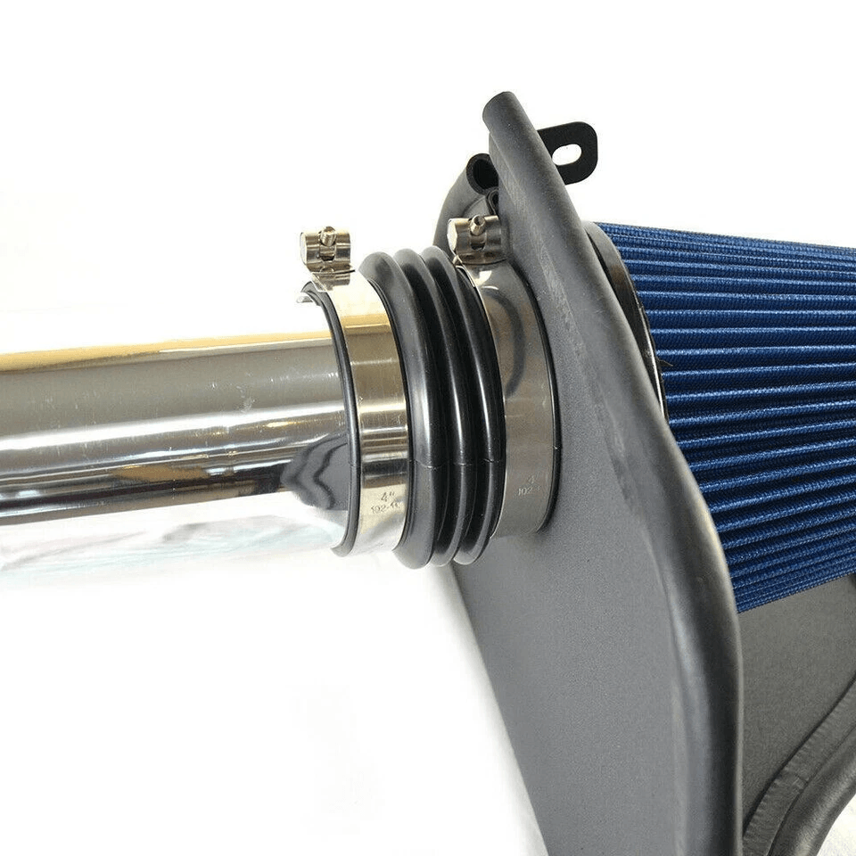 Cold Air Intake + Heat Shield for Challenger Charger Blue, Enhanced Engine Power