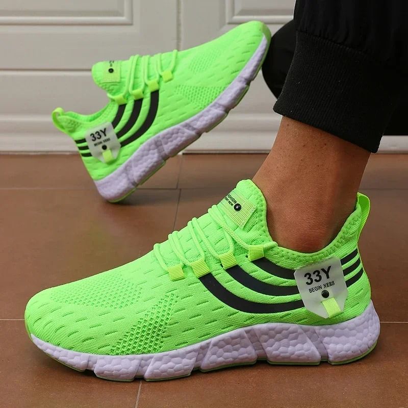 Breathable Lace Up Sneakers for Men and Women