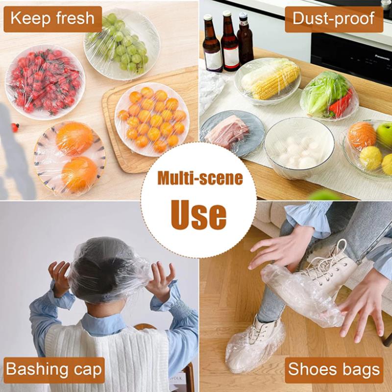 Disposable Waterproof Shower Caps – Elastic Hair Cap for Salon, Spa, and Bathroom Use
