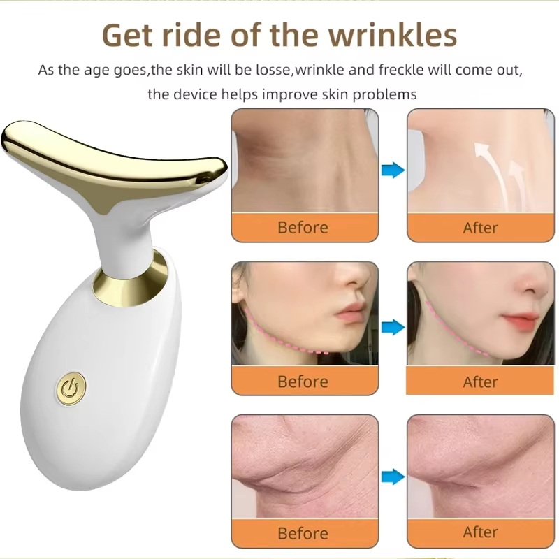 Neck Lifting Beauty Device, Anti-Aging & Anti-Wrinkle Facial Massager for Firming & Tightening