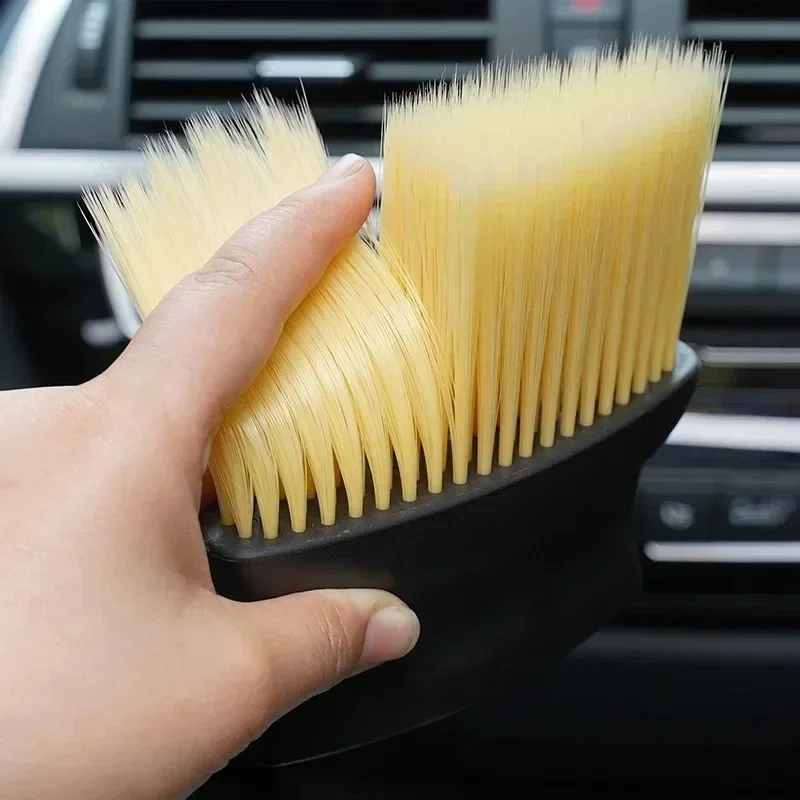 Premium Car & Air Vent Dust Removal Brush with Flexible Bristles