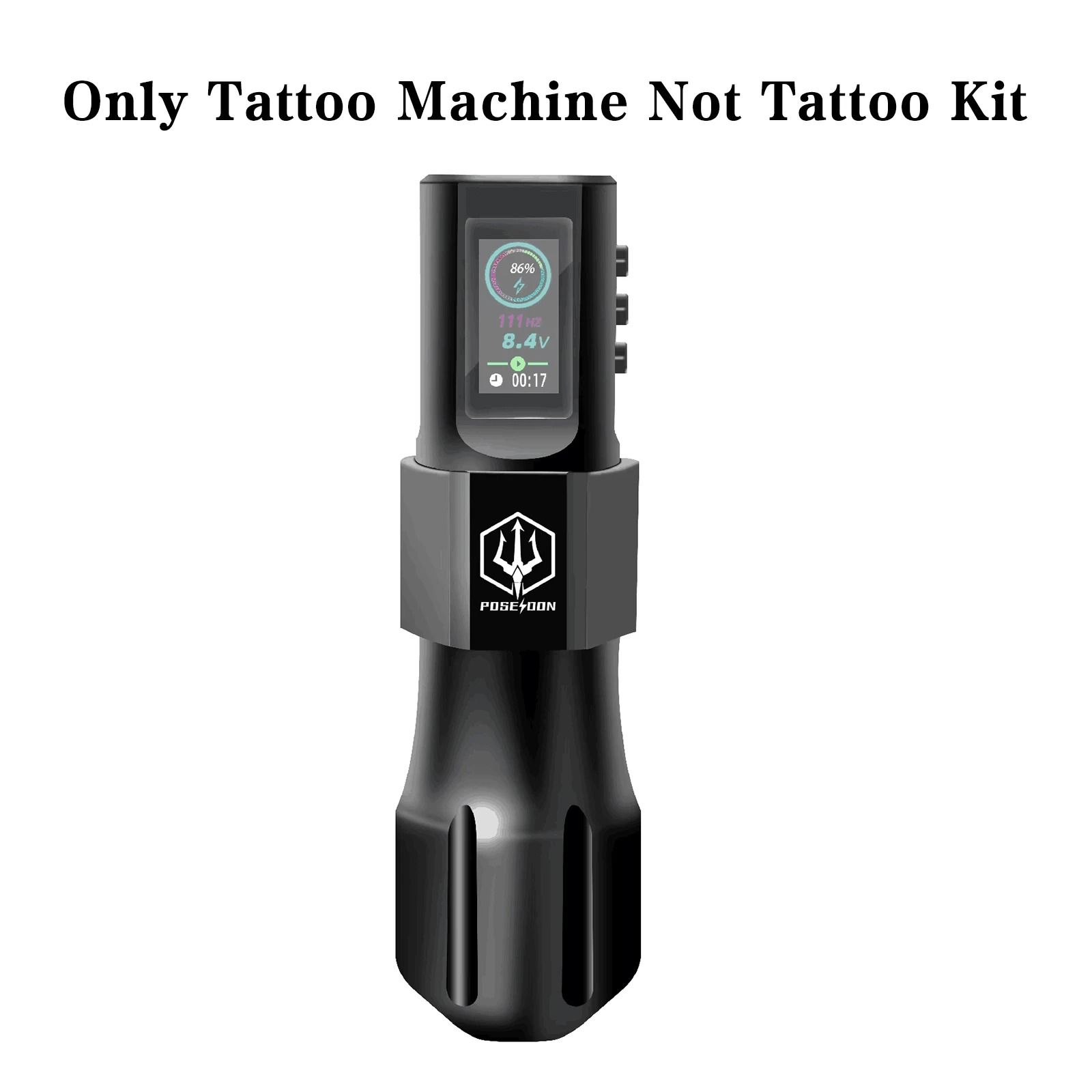 Poseidon Tattoo Pen Kit with Wireless Tattoo Machine and Starter Supplies