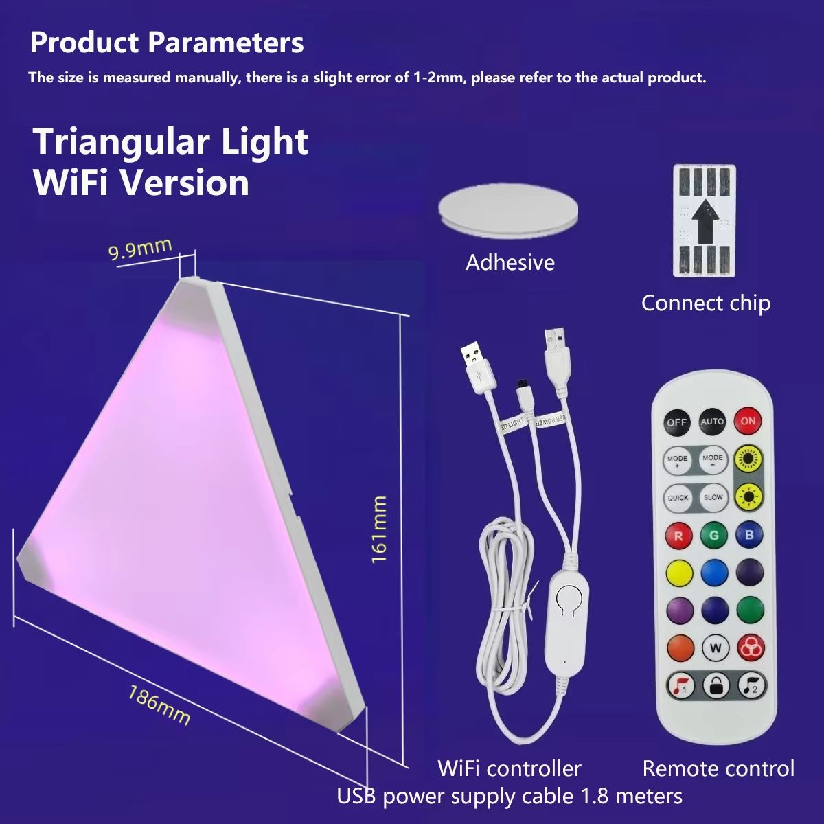 QuantumTriangle Pro Smart Ambient Wall Light Panel Set