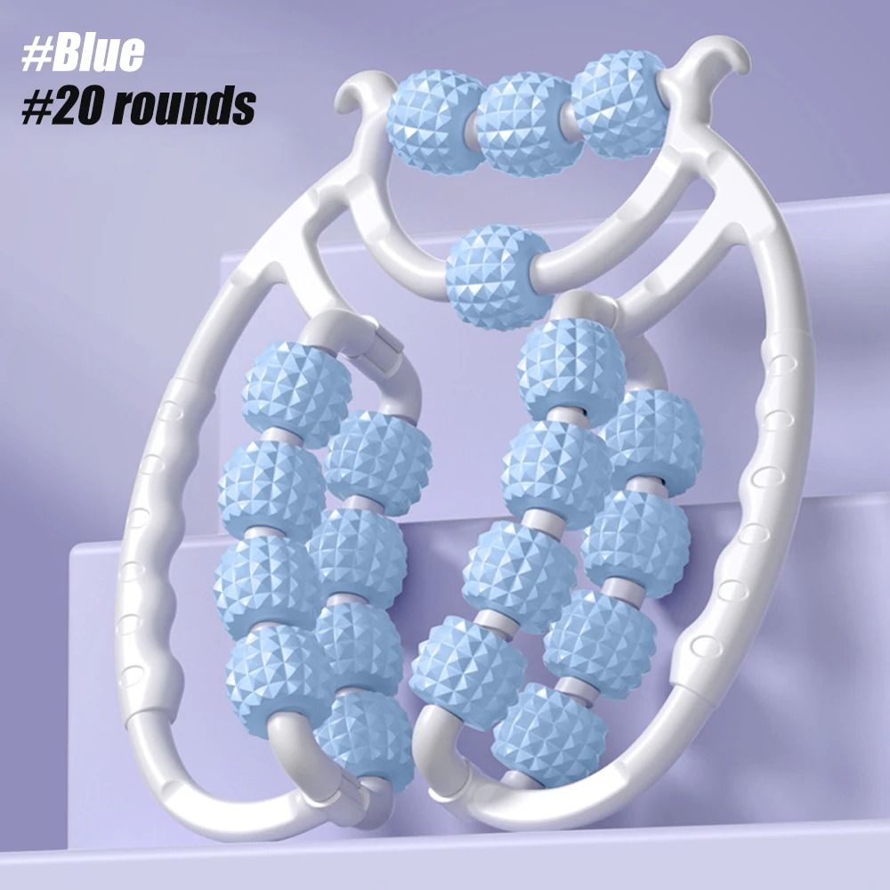 Newest 20 Wheel Annular Leg Clamp Massager – Anti-cellulite Body Slimming Roller
