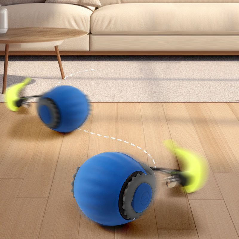 Electric Pet Smart Cat Ball Toy, Self-Exciting, Bite-Resistant Cat Toy for Boredom Relief