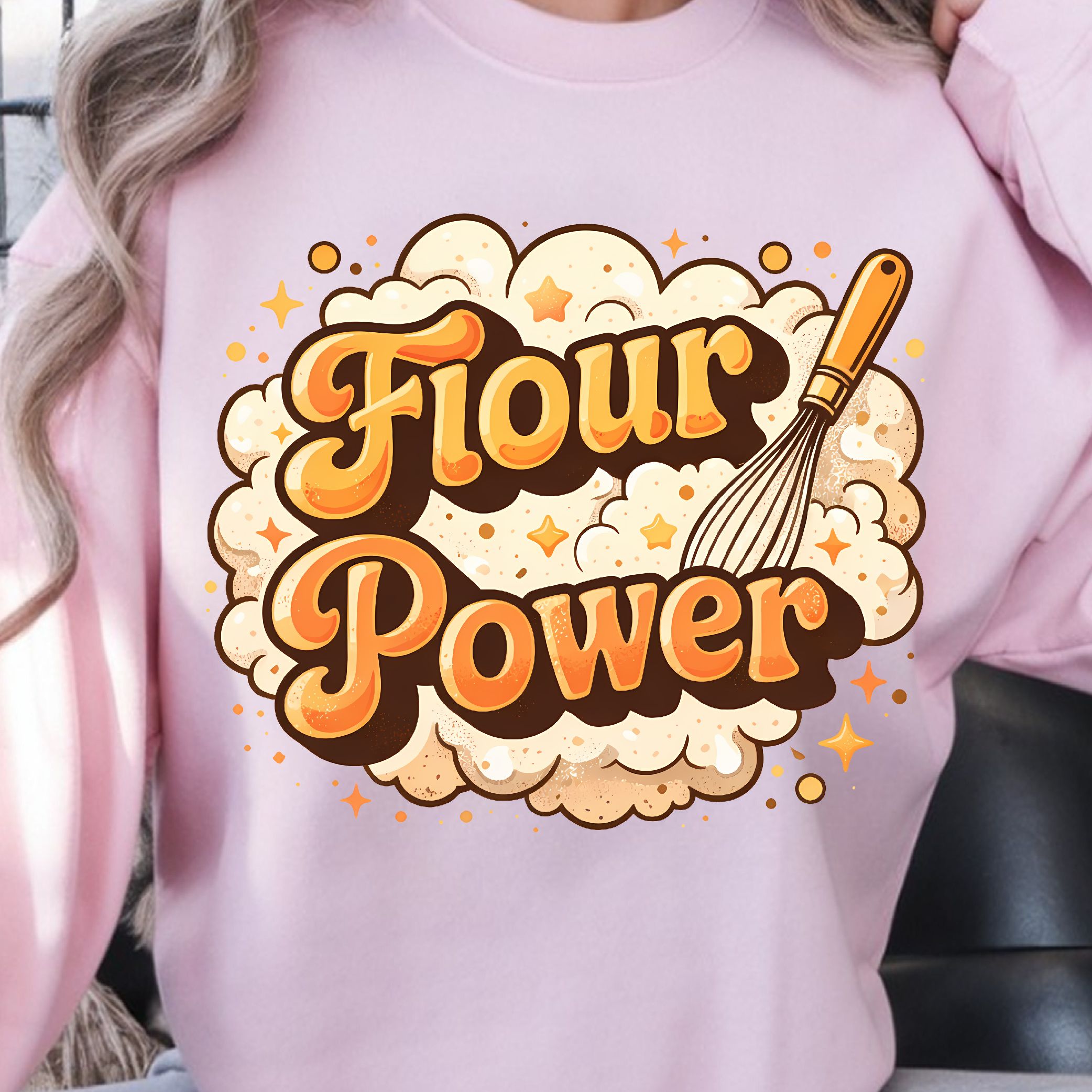 Flour Power Shirt, Funny Baking T-Shirt, Baker's Humor Tee