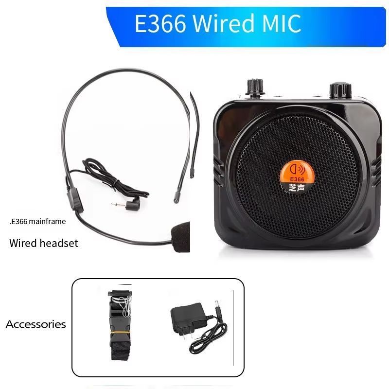 25W Bluetooth Amplifier Speaker with Wired & Wireless Microphone – Classroom, Tour Guide, and Event Voice Amplifier