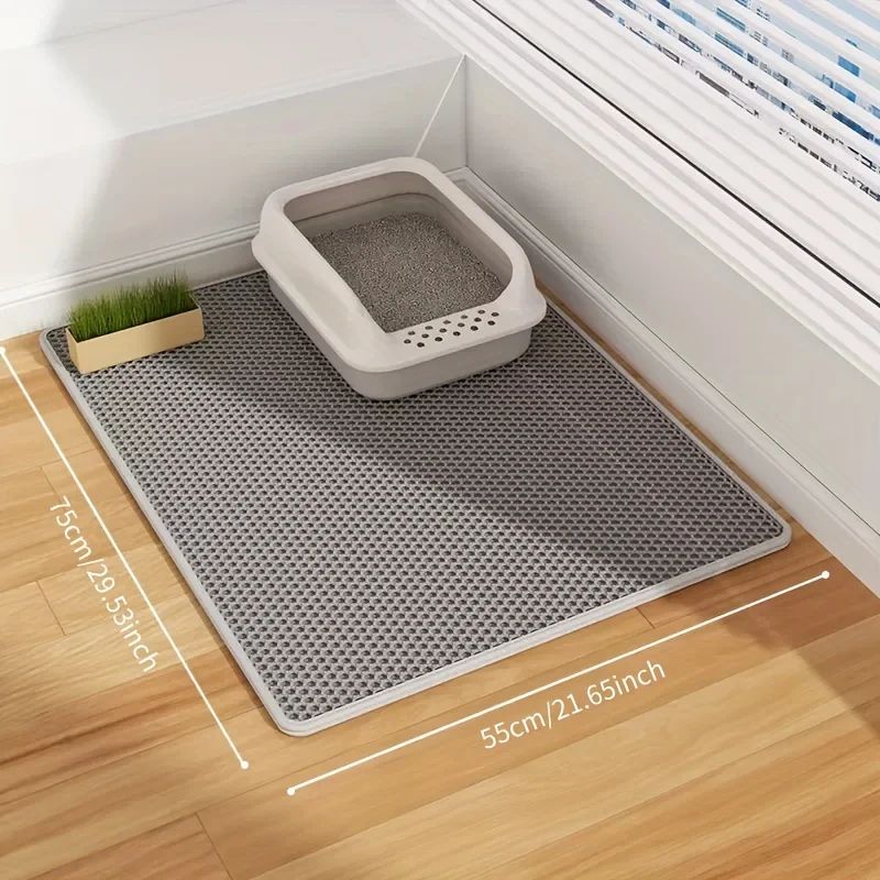 Extra Large Dual Layer Cat Litter Mat