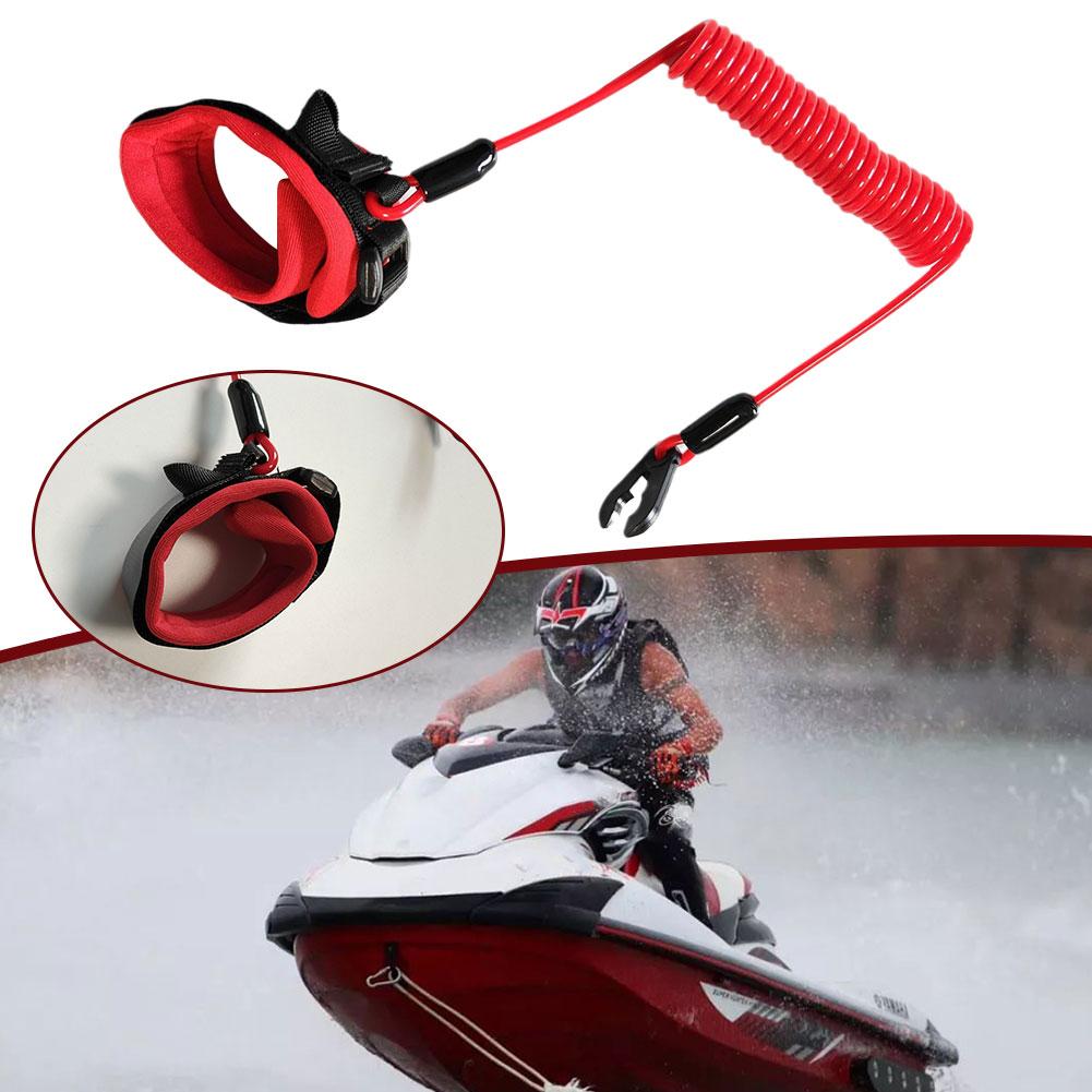 Jet Ski Kill Stop for Marine Outboard Engine Boat Motor Key Rope Reminder Emergency Stop