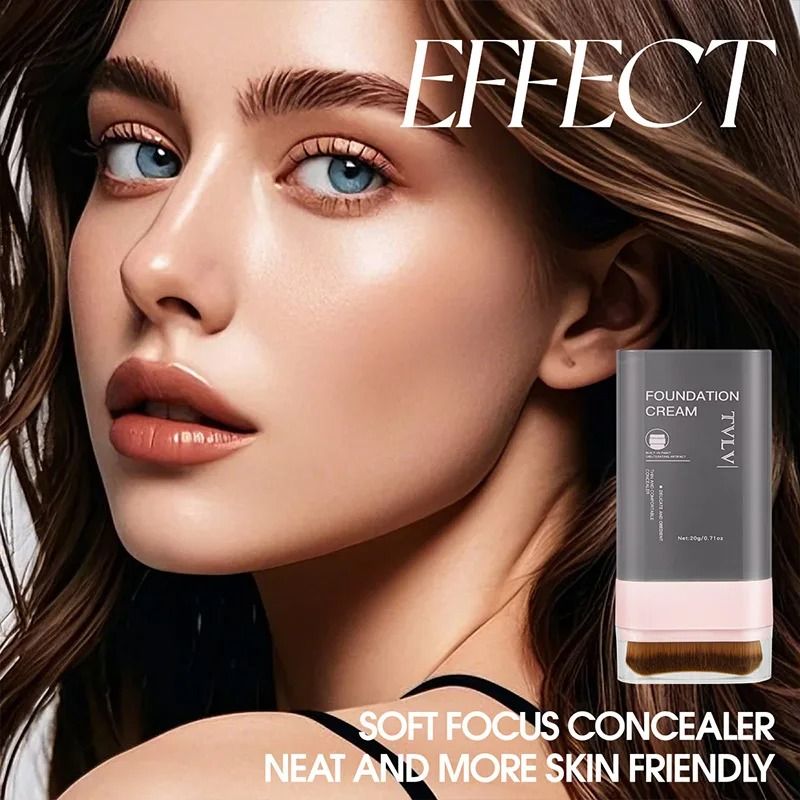 TVLV Waterproof Concealing Foundation Stick with Built In Brush