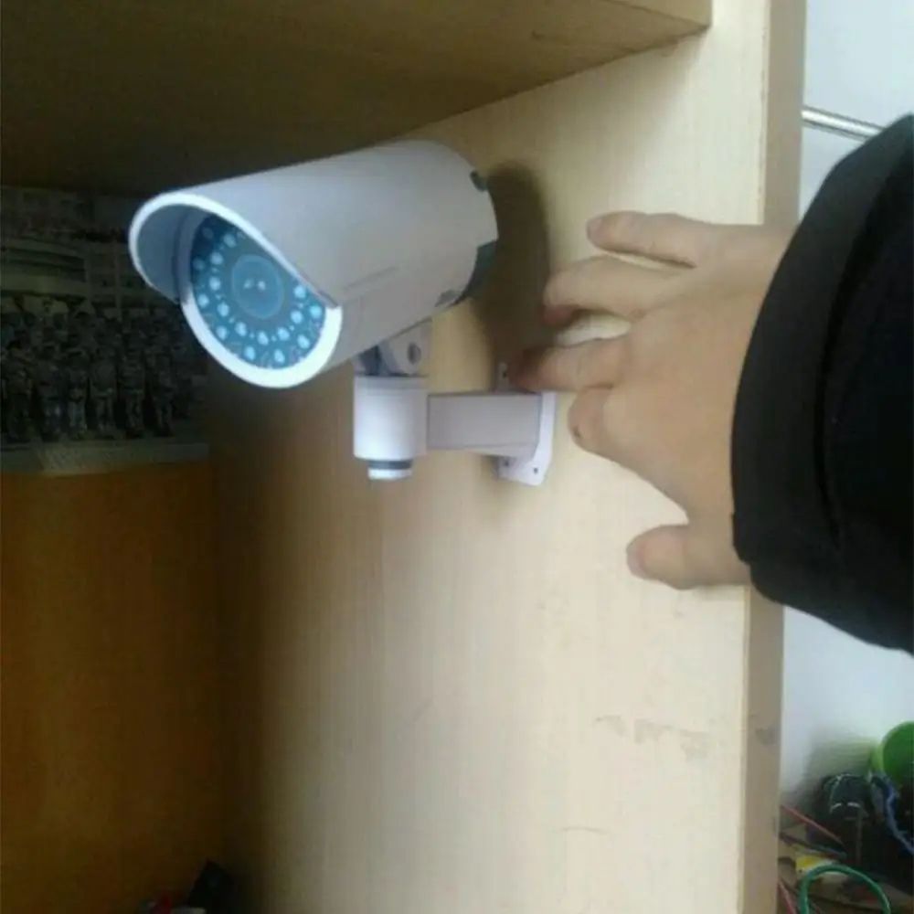 Dummy CCTV Camera with LED Security Light
