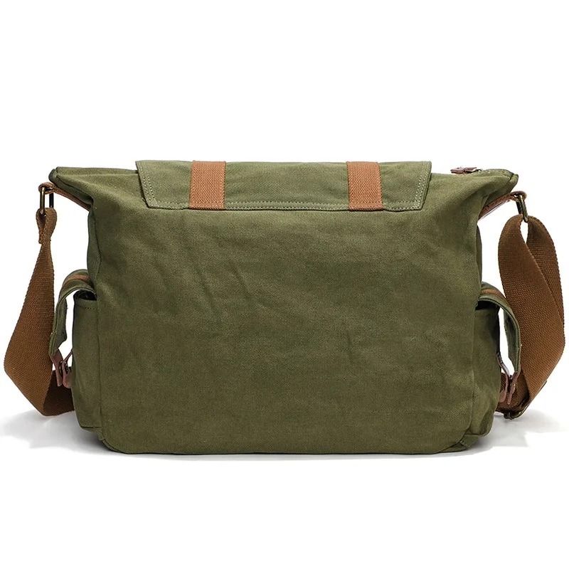 Retro Canvas SLR Camera Satchel Waterproof Messenger Bag with Removable Liner