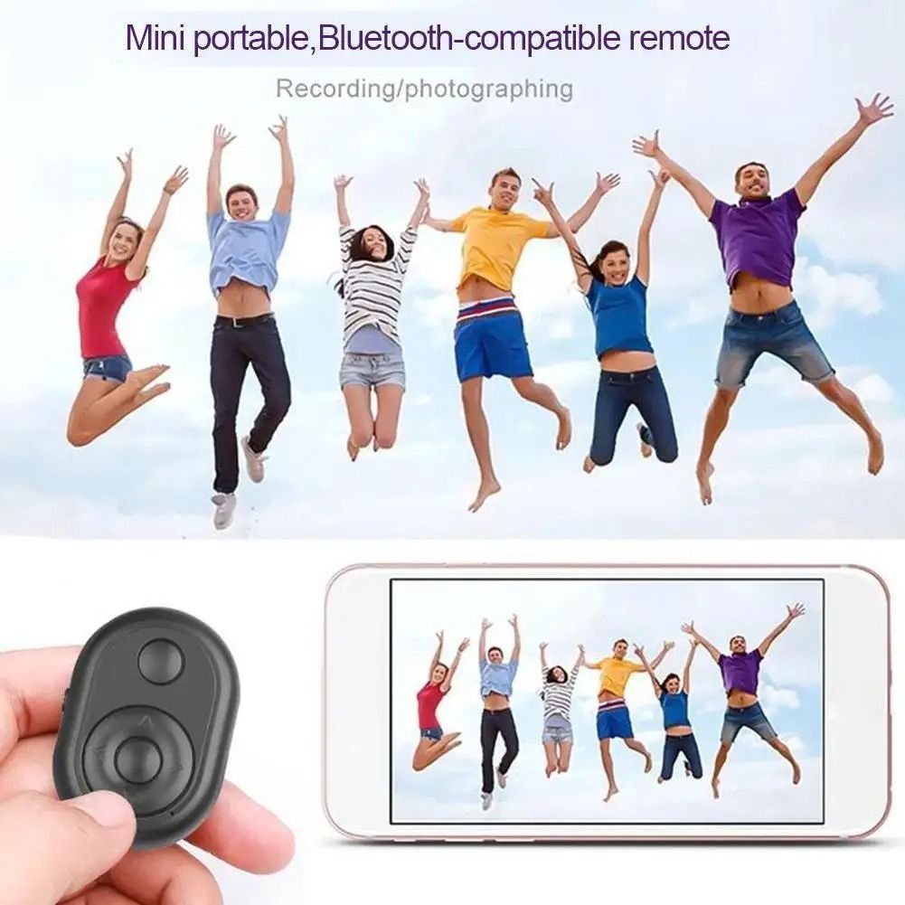 Bluetooth Camera Remote Selfie Shutter Wireless Phone Remote Control