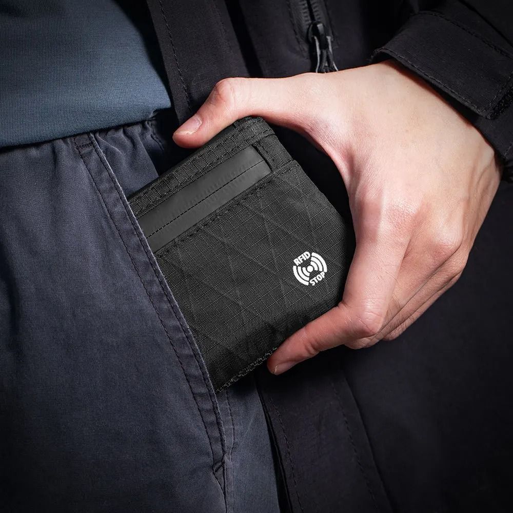 Tactical RFID Blocking Wallet & Money Clip Organizer