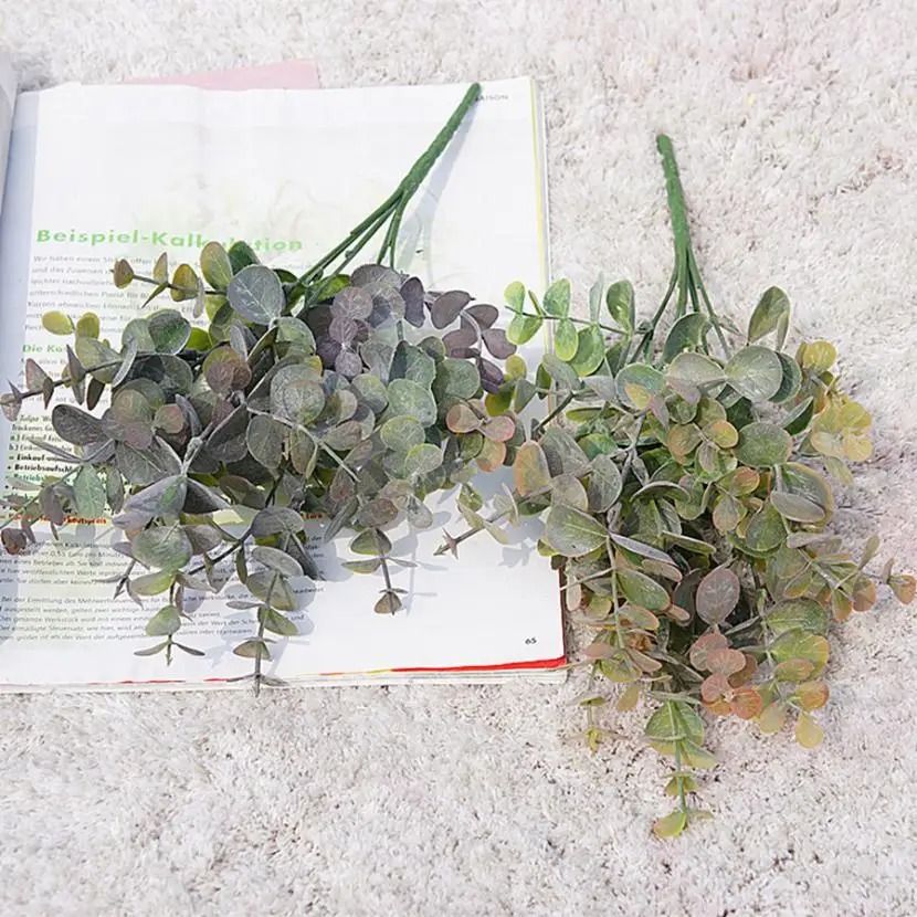 Artificial Eucalyptus Branch Set | Realistic Greenery for Vases & DIY Decor