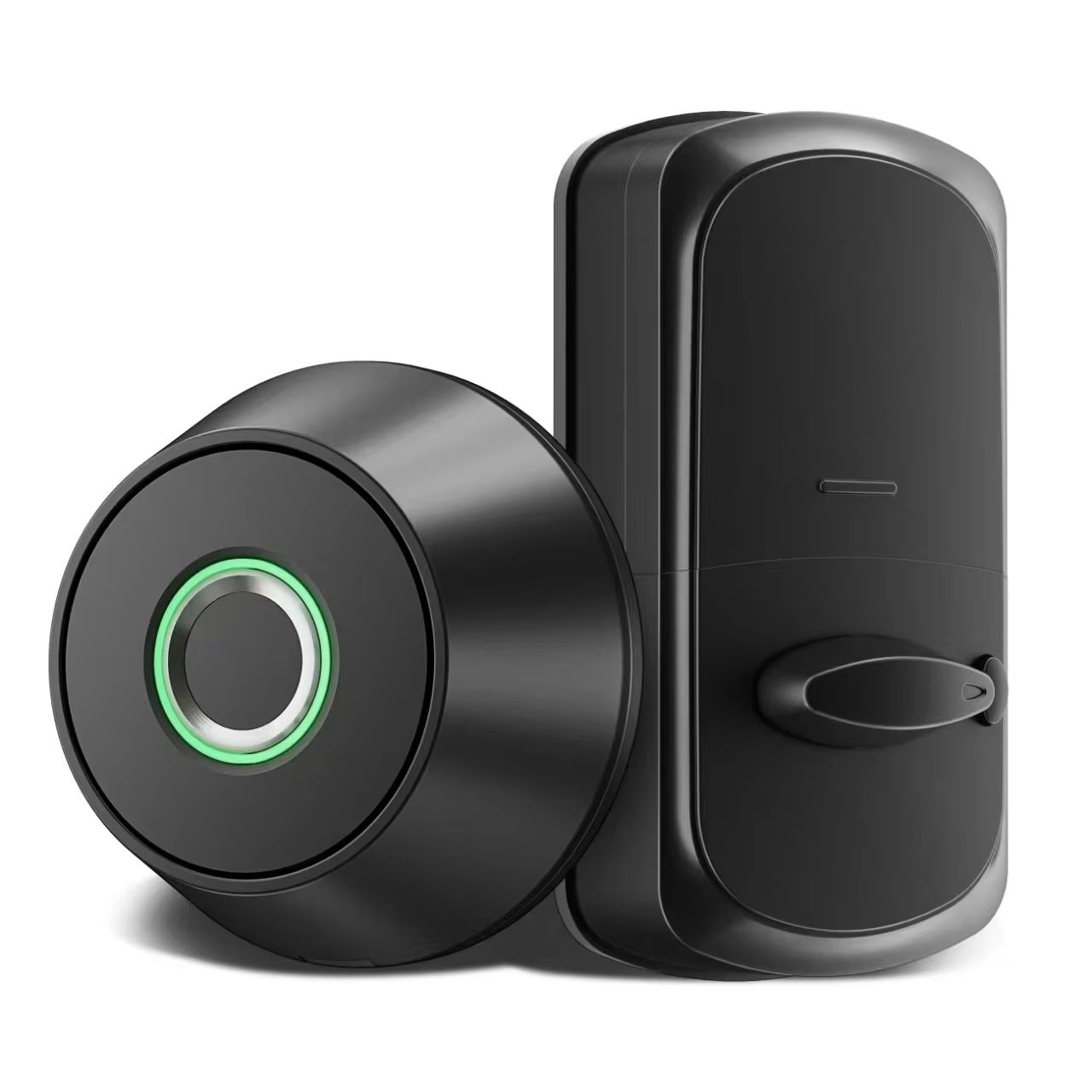 Automatic Smart Deadbolt Lock with Fingerprint, Bluetooth & Key Unlocking, Keyless Entry