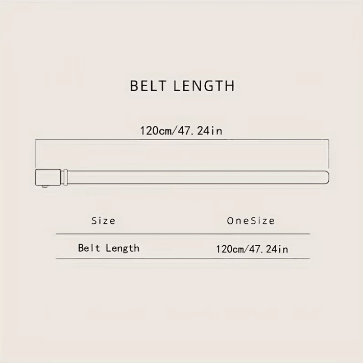 Mens PU Leather Belt Automatic Buckle 47 Inch Adjustable Dress and Casual Belt