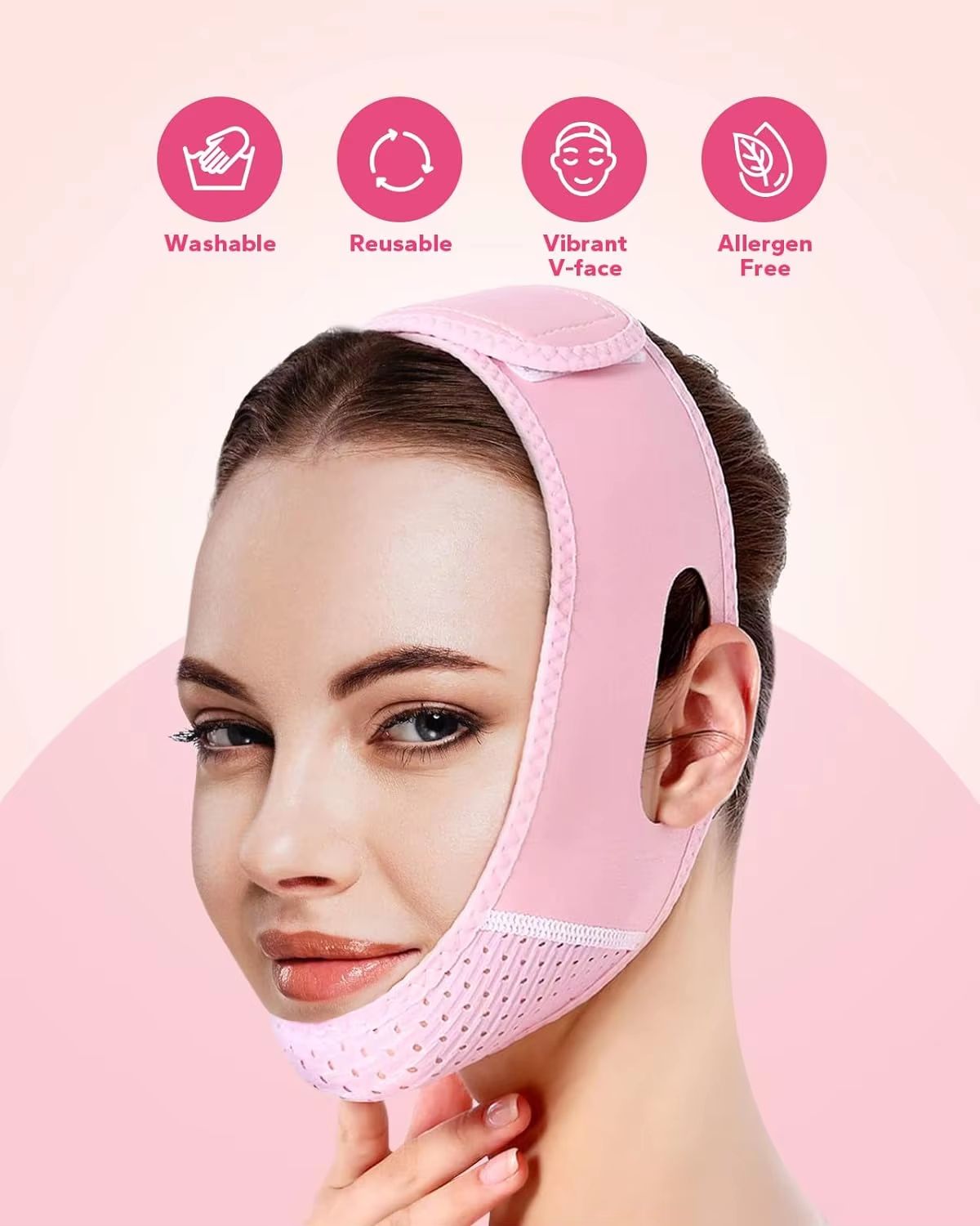 V-Line Face Strap – Double Chin Reducer & Chin Lift Mask