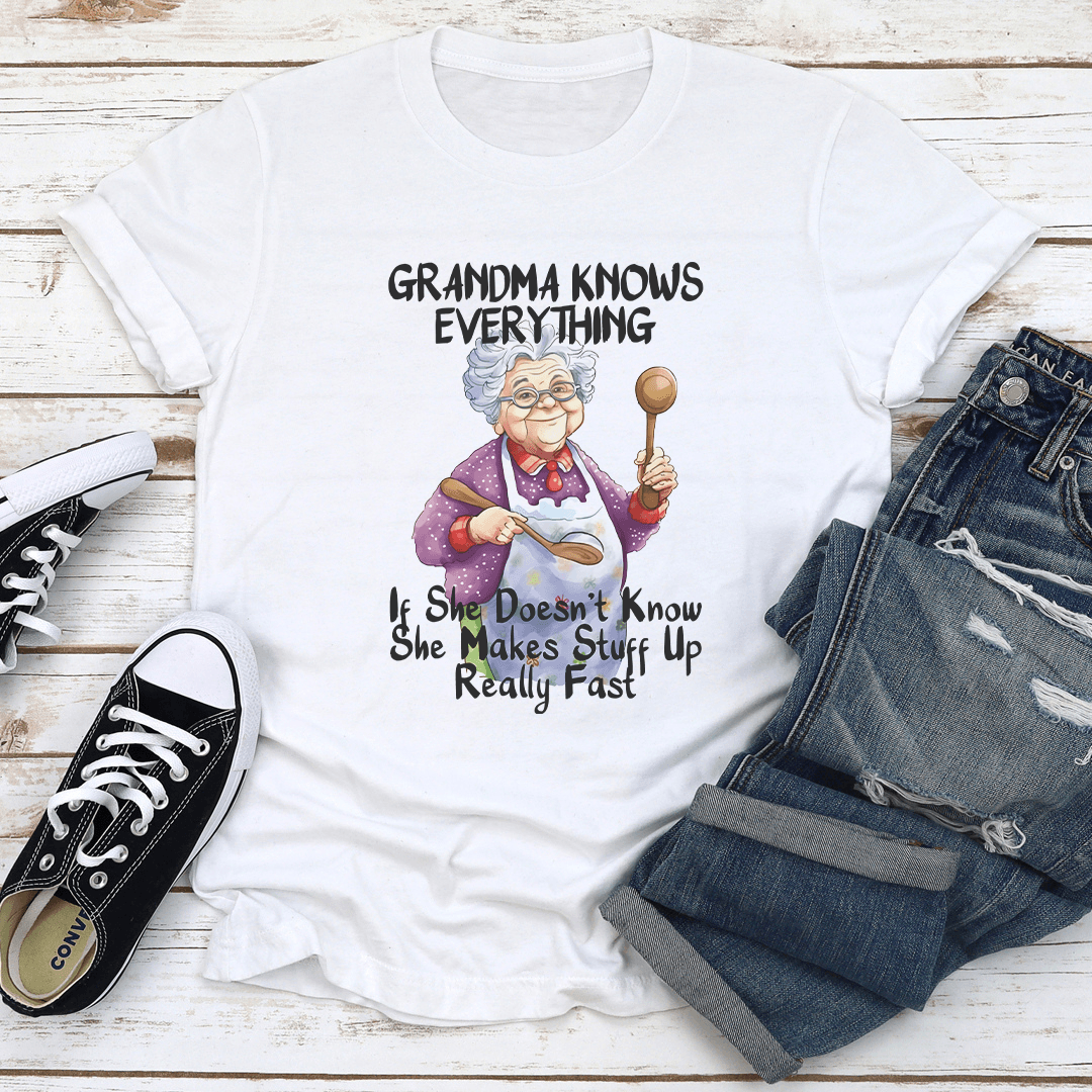 Grandma Knows Everything Tee