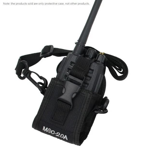MSC Walkie Talkie Case Nylon Radio Pouch for UV 5R BF Handheld Radios