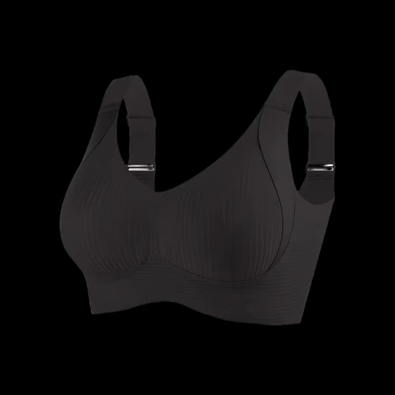 Plus Size Seamless Bra – Wireless Comfort Bra with Lift, Wide Straps & Breathable Support for Women